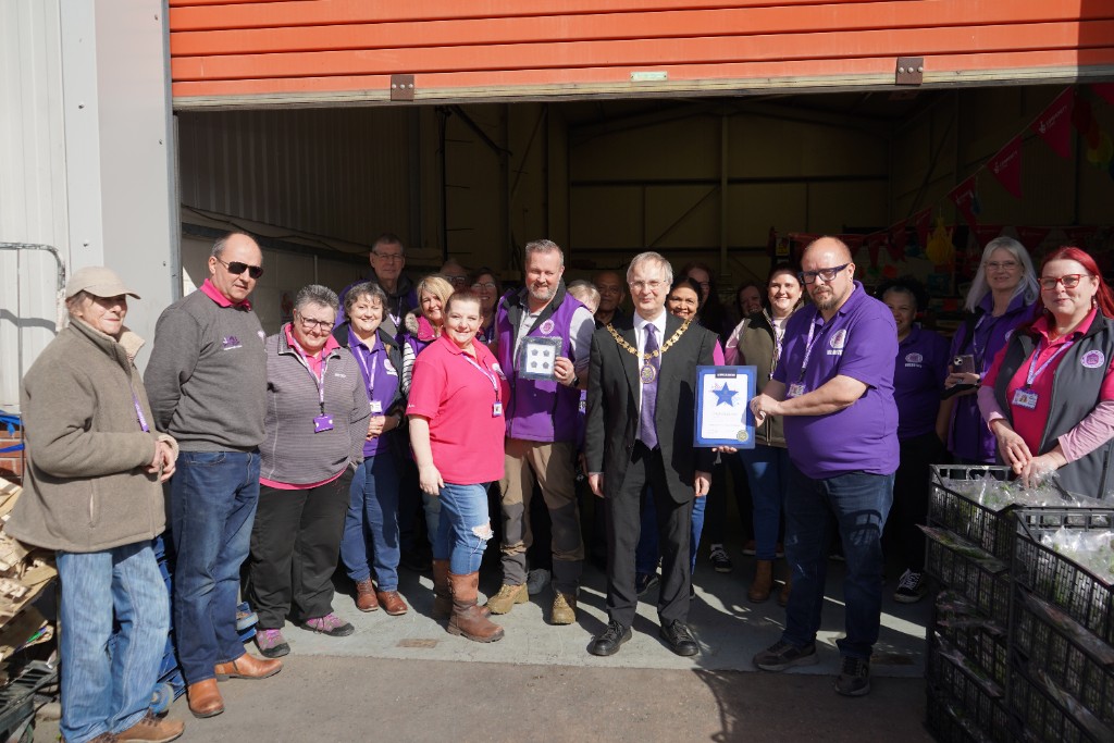 Volunteers at Droitwich Community Pantry and Fridge